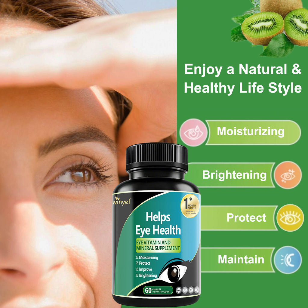 Lutein Eye Supplement - Vitamins, 30-Day Supply For Vision Clarity & Blue Light Protection, Retinal Health For Youngsters & Adults