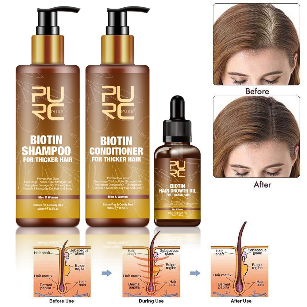PURC Hair Care Ginger Biotin Oil