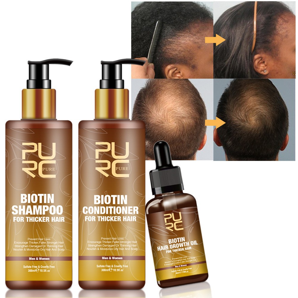 PURC Hair Care Ginger Biotin Oil