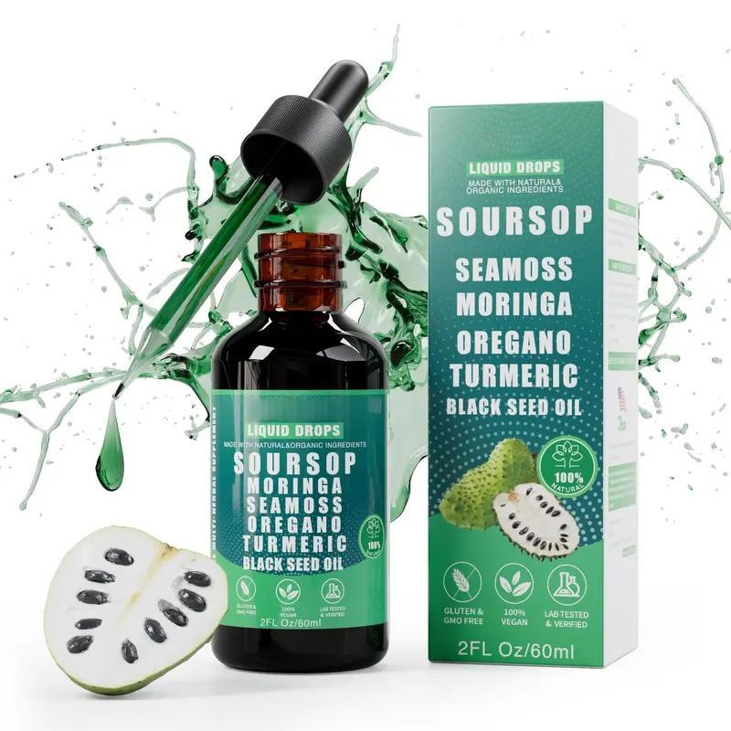Oregano Oil Thymol Magnesium Chlorophyll Liquid Supplement Vitamin Drops