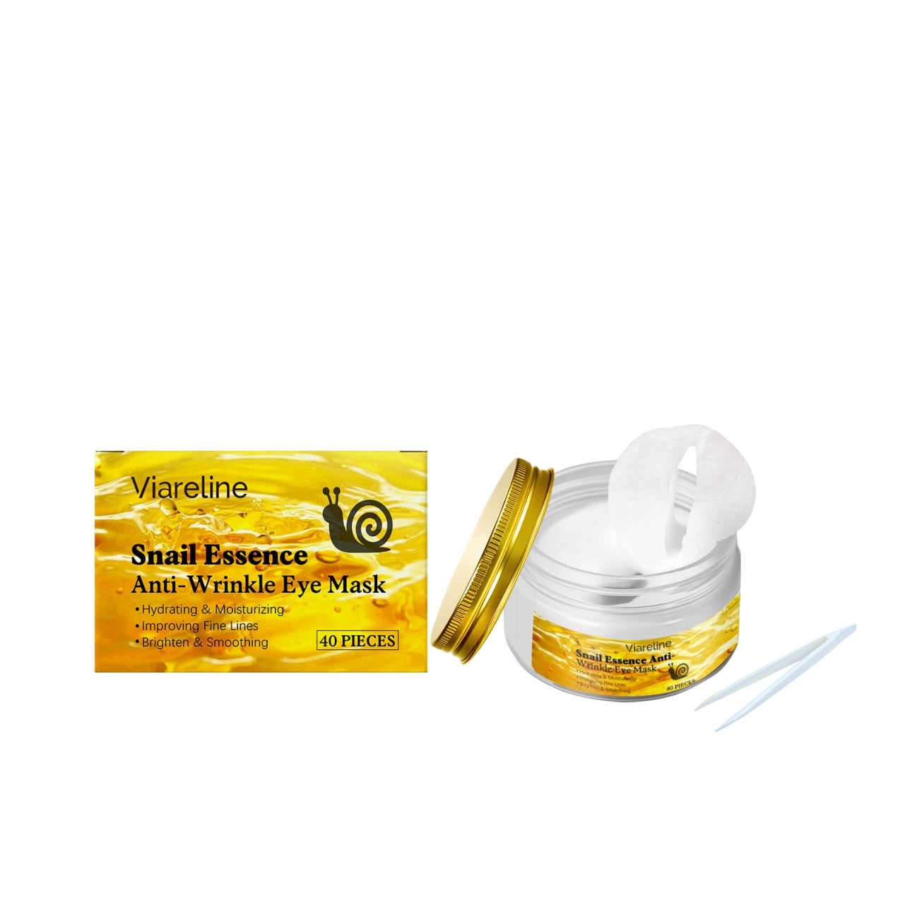 Snail Light Wrinkle Eye Mask